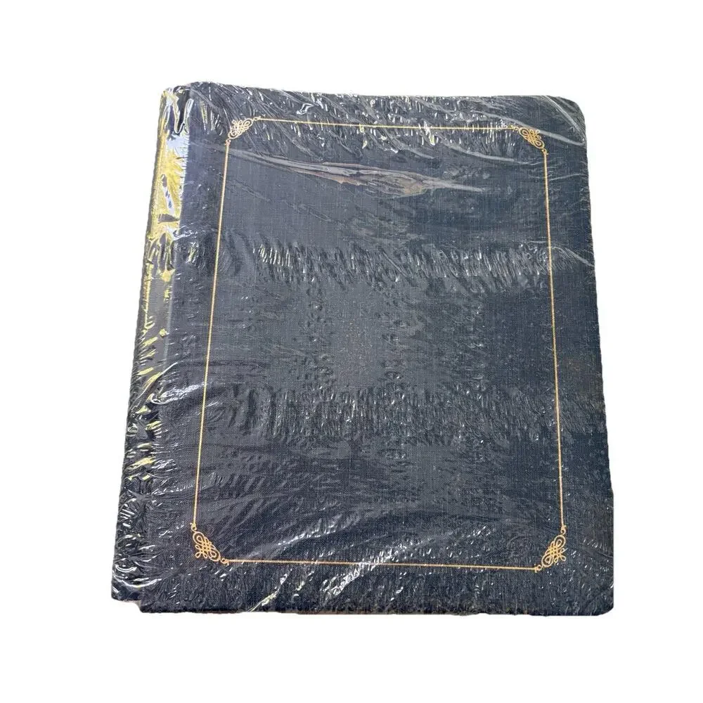 Sealed Creative Memories 8.5 X 11 Blue Reflections Scrapbook Album w/Gold Foil